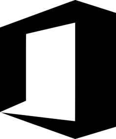 Brand Microsoft Office Stencil Svg Design File, Free Vectors File